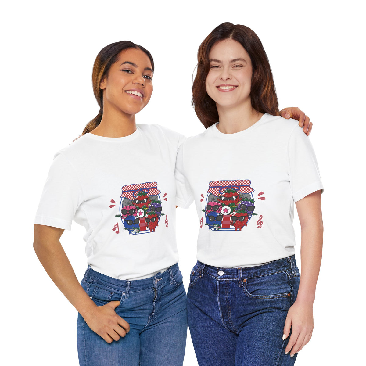 Cute Berries Jam Retro Music Tee