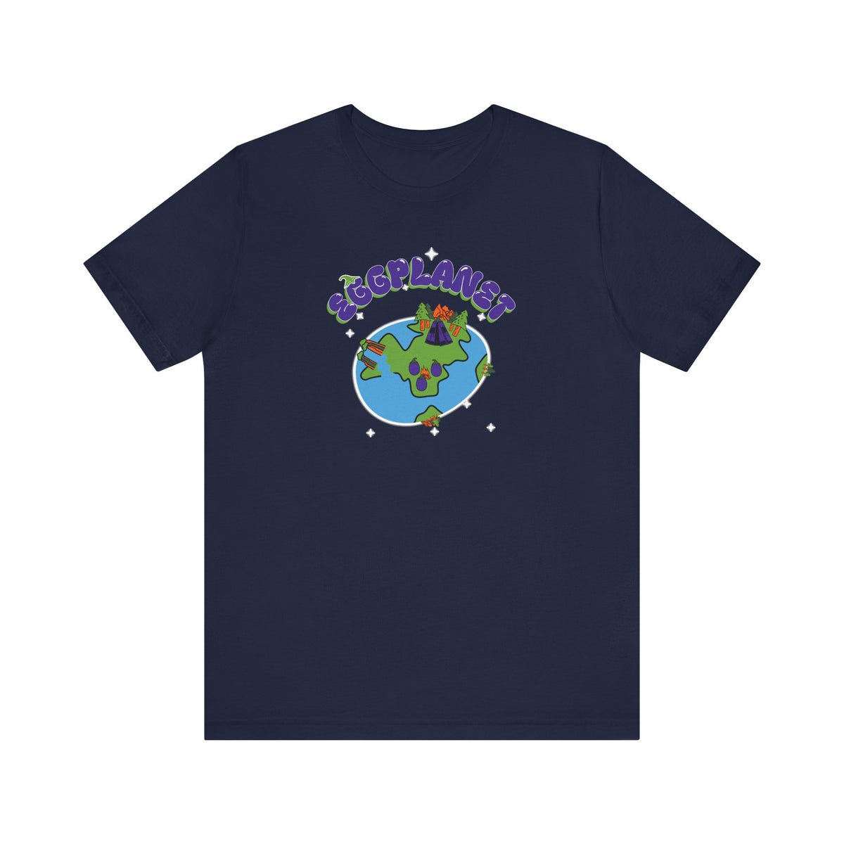 Eggplanet Retro Camping Shirt