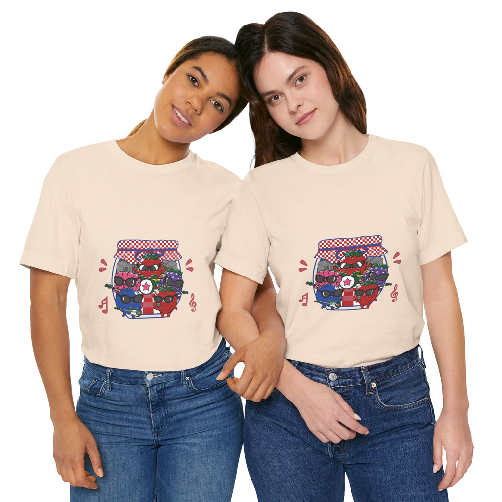 Cute Berries Jam Retro Music Tee