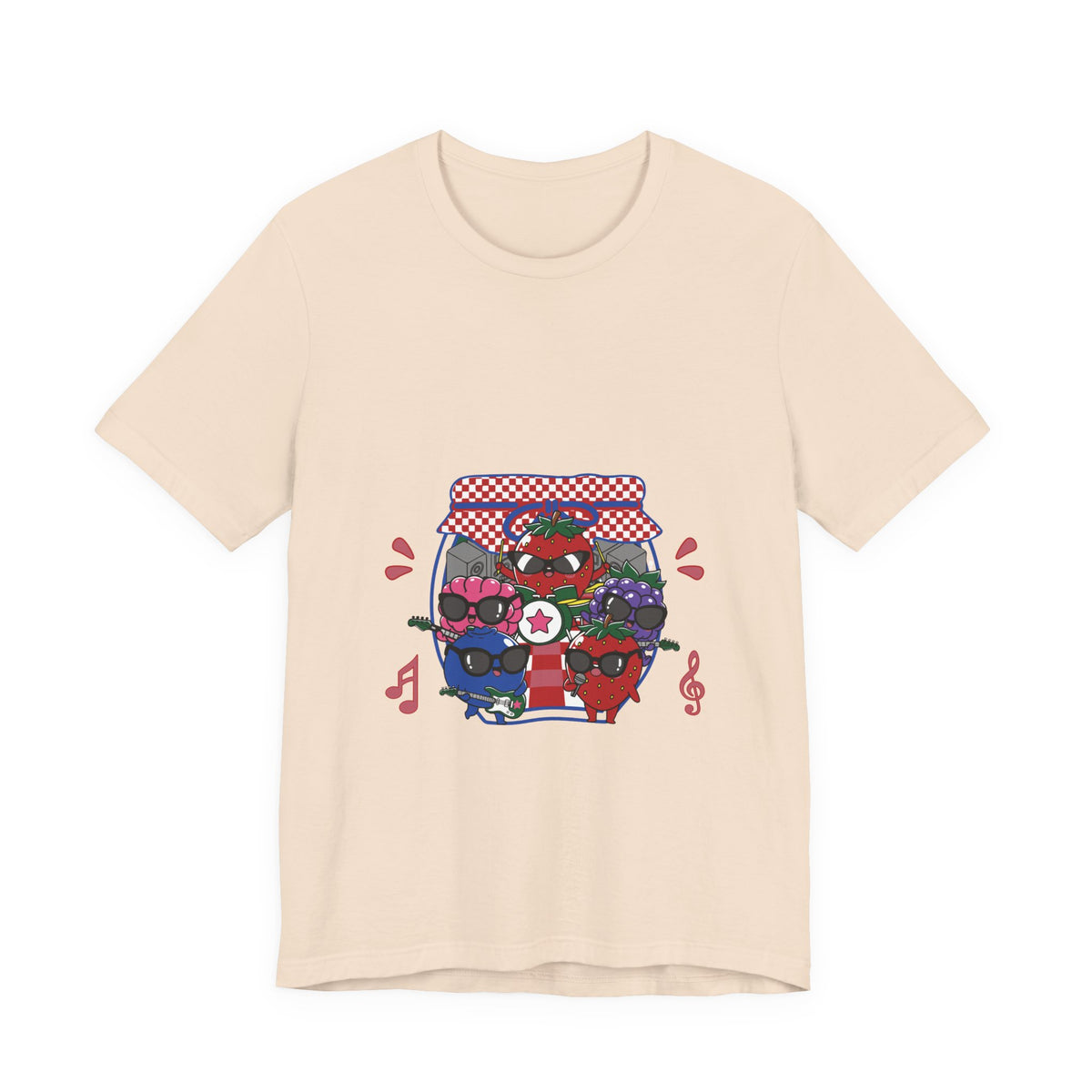 Cute Berries Jam Retro Music Tee