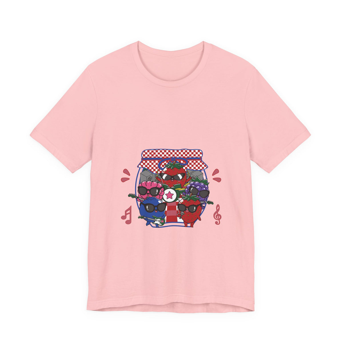 Cute Berries Jam Retro Music Tee