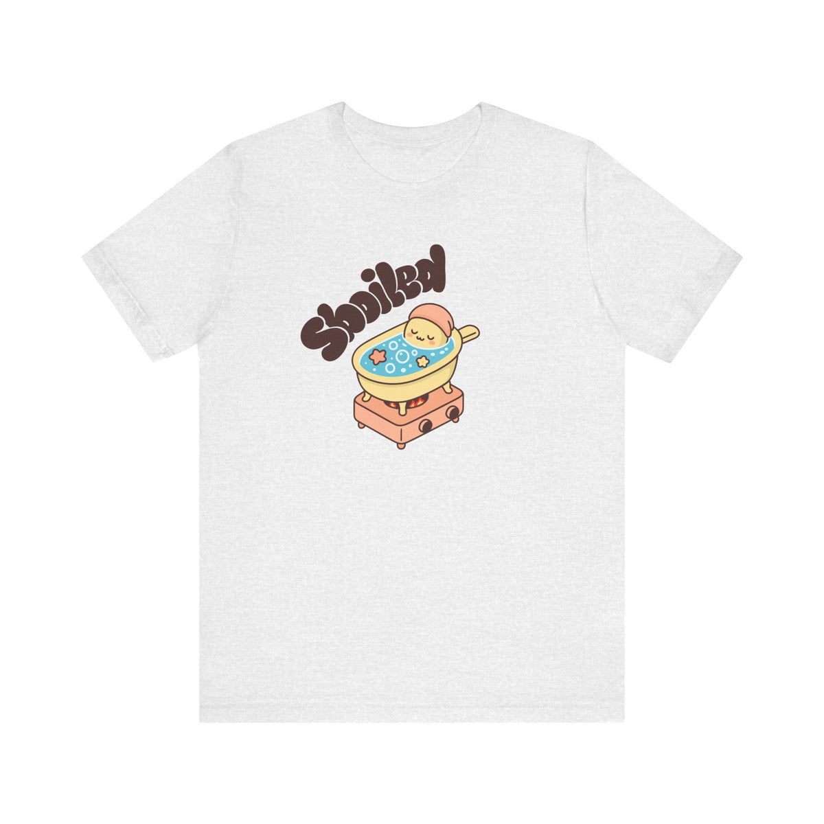Kawaii Sboiled Egg Pan Bath Tee