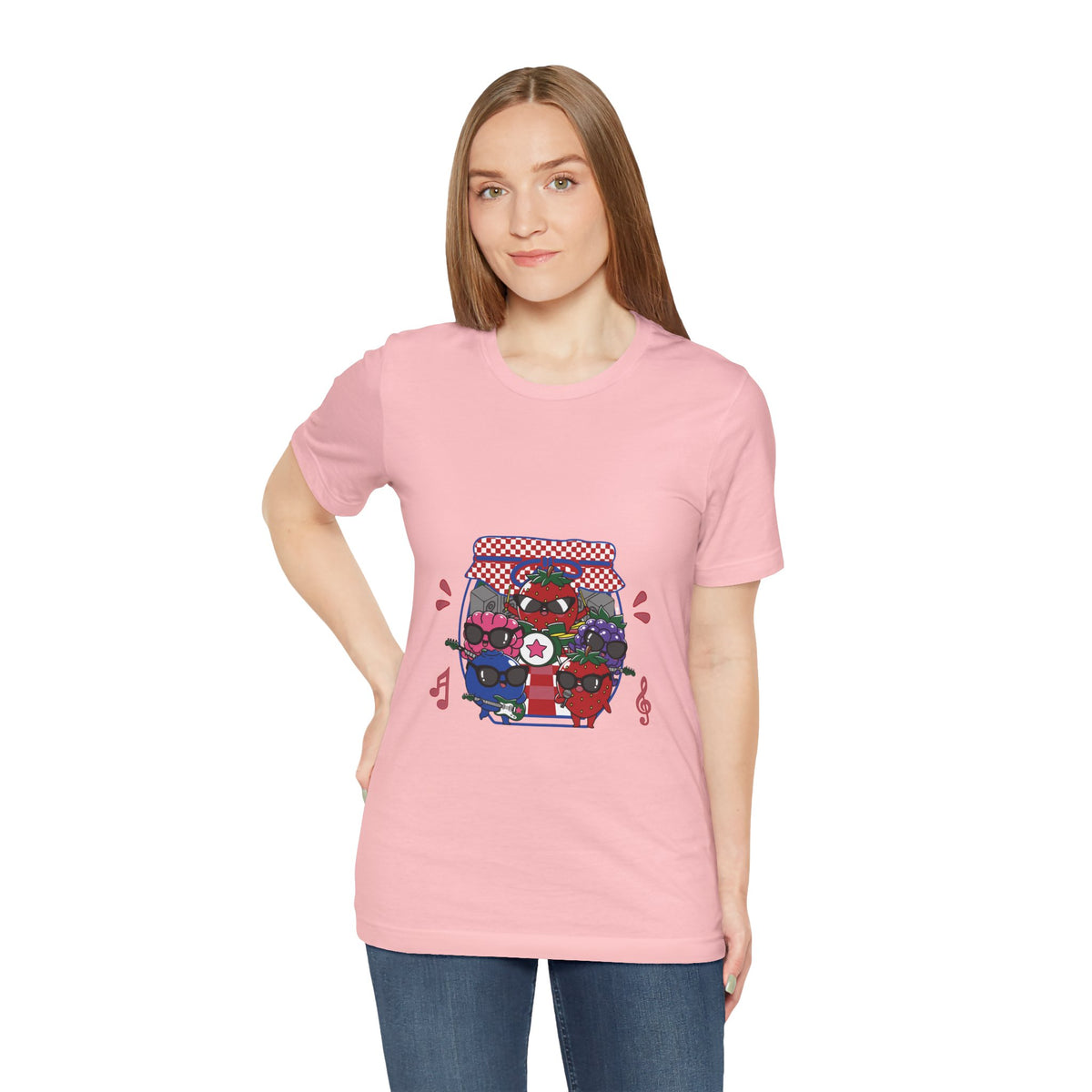 Cute Berries Jam Retro Music Tee