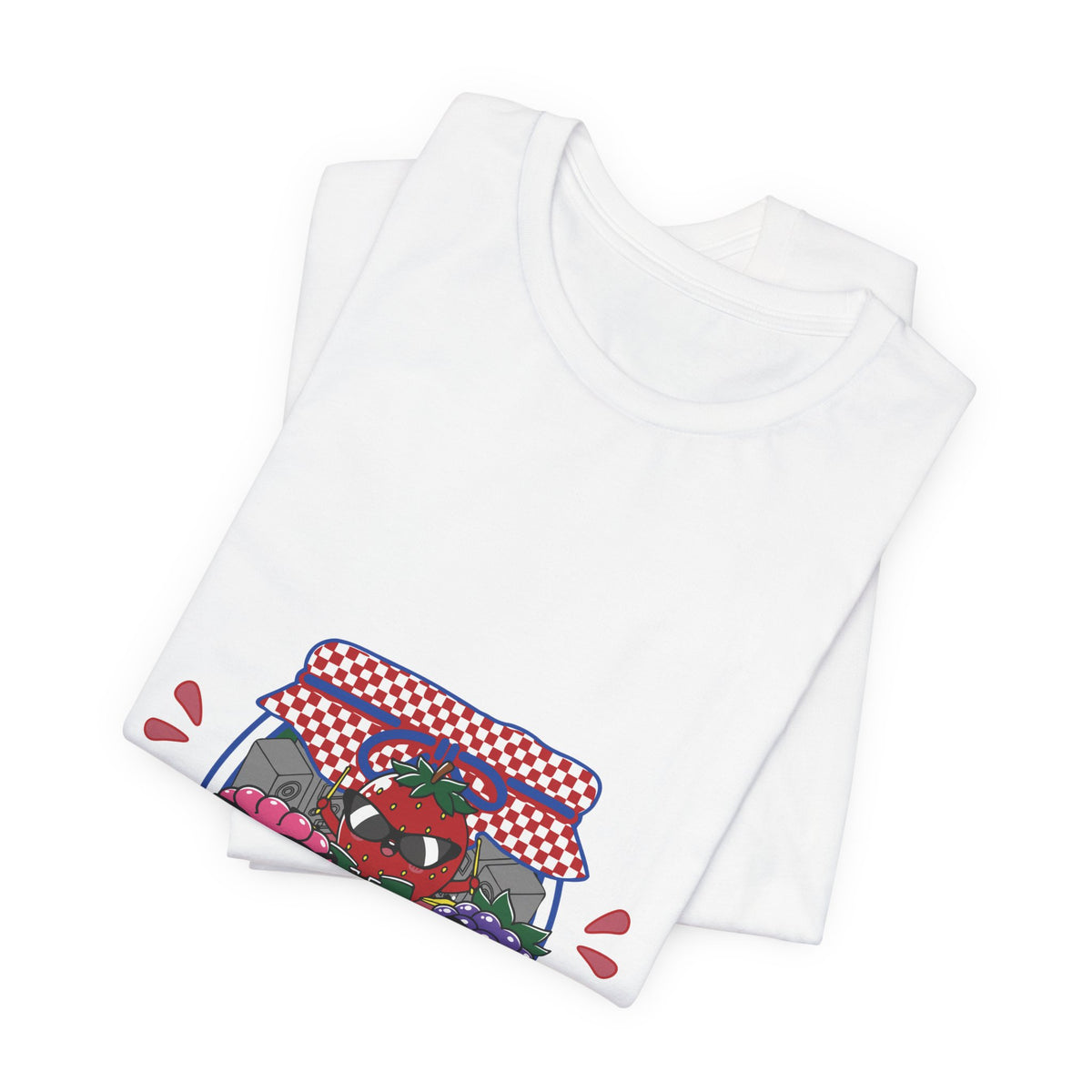 Cute Berries Jam Retro Music Tee